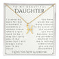 To My Daughter, Daughter Gift, Daughter Necklace, Daughter Birthday, Daughter Christmas Gift, Daughter Gift Ideas