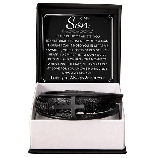 To My Son | Son Birthday Gift | Mens Cuff Bracelet | Gift From Mother | Birthday Gift From Mom | Gift For Him | Gift For Son From Dad