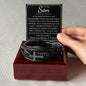 To My Son | Son Birthday Gift | Mens Cuff Bracelet | Gift From Mother | Birthday Gift From Mom | Gift For Him | Gift For Son From Dad