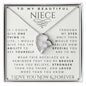 To My Niece, Niece Necklace, Niece Birthday, Niece Christmas Gift, Niece Gift Ideas, Aunt & Uncle Niece Gift