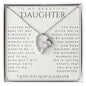 To My Daughter, Daughter Gift, Daughter Necklace, Daughter Birthday, Daughter Christmas Gift, Daughter Gift Ideas