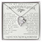 To My Granddaughter Gift, Grandma Gift, Gift from grandpa, Birthday Gift, Personalized Gift, Daughter Christmas