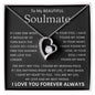 To My Beautiful Soulmate | Forever Love Necklace