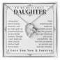 To My Daughter - Daughter Birthday - Graduation Gift - Daughter gift - Mother Daughter Gift - Father Daughter Gift - Daughter Birthday