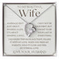 To My Wife Necklace, Anniversary Gift, Wife Gift Ideas, Gift From Husband, Wife Birthday Gift, Romantic Gift Wife, Anniversary Wife