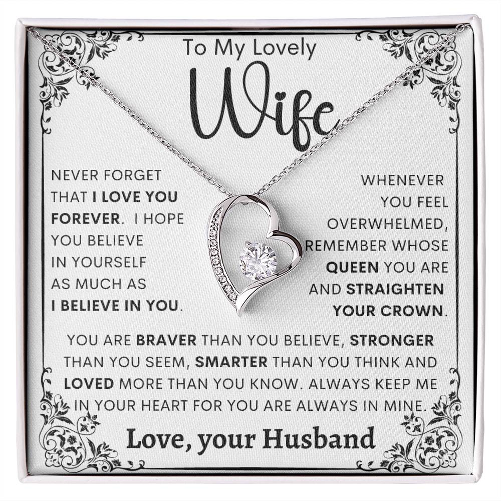 To My Wife - Forever Love Necklace