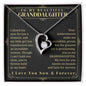 To My granddaughter - Granddaughter Gift - Granddaughter Necklace - Birthday Necklace - Graduation Gift - Gift from Grandma/Grandpa, Granddaughter gift