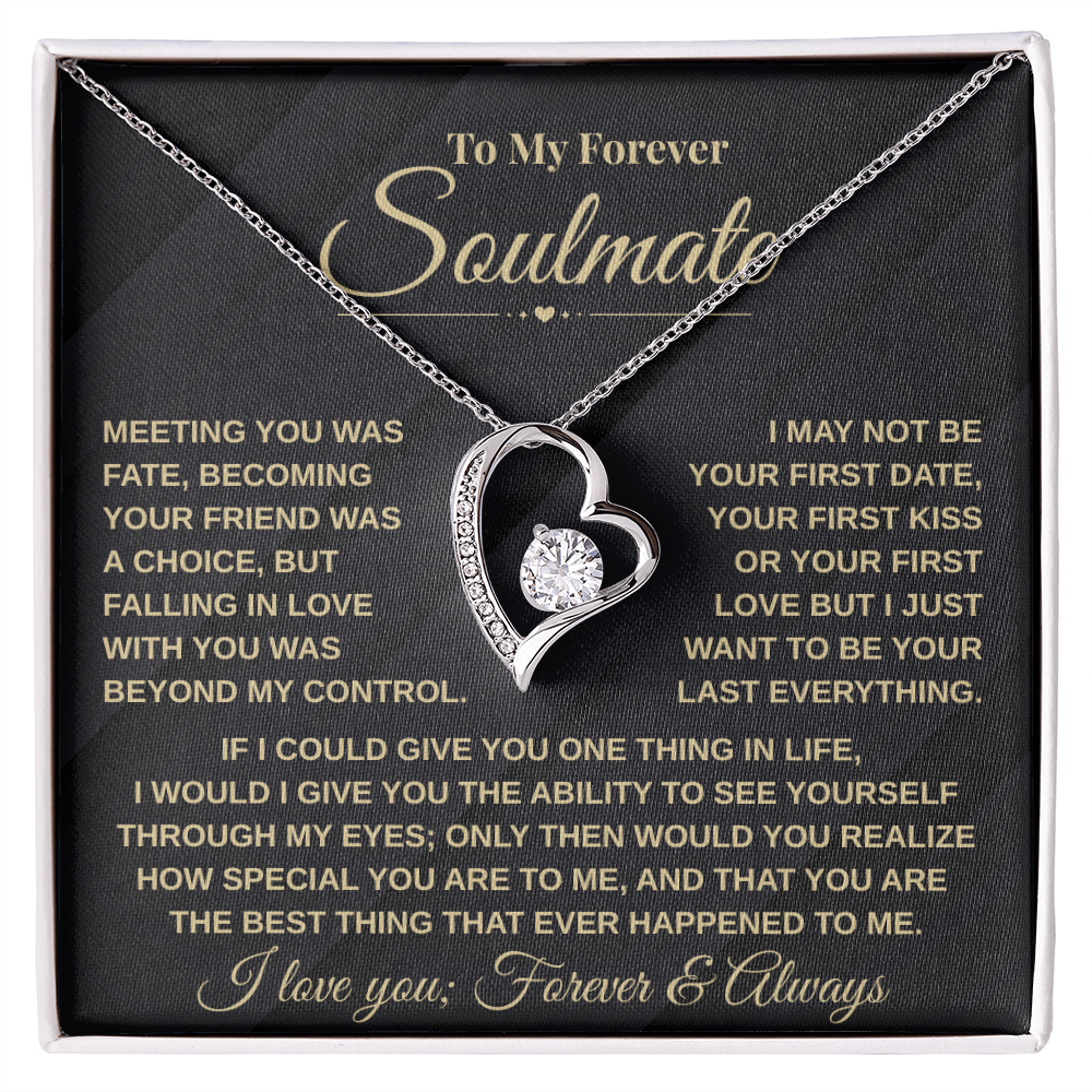 To My Forever Soulmate | Forever Love Necklace