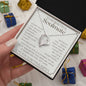 To My Soulmate, Wife necklace, Wife anniversary, Gift for Wife, Gift from husband, Gift for Soulmate, Anniversary necklace