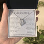 To My Daughter, Daughter Gift, Daughter Necklace, Daughter Birthday, Daughter Christmas Gift, Daughter Gift Ideas