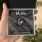 To My Wife Necklace, Anniversary Gift, Wife Gift Ideas, Gift From Husband, Wife Birthday Gift, Romantic Gift Wife
