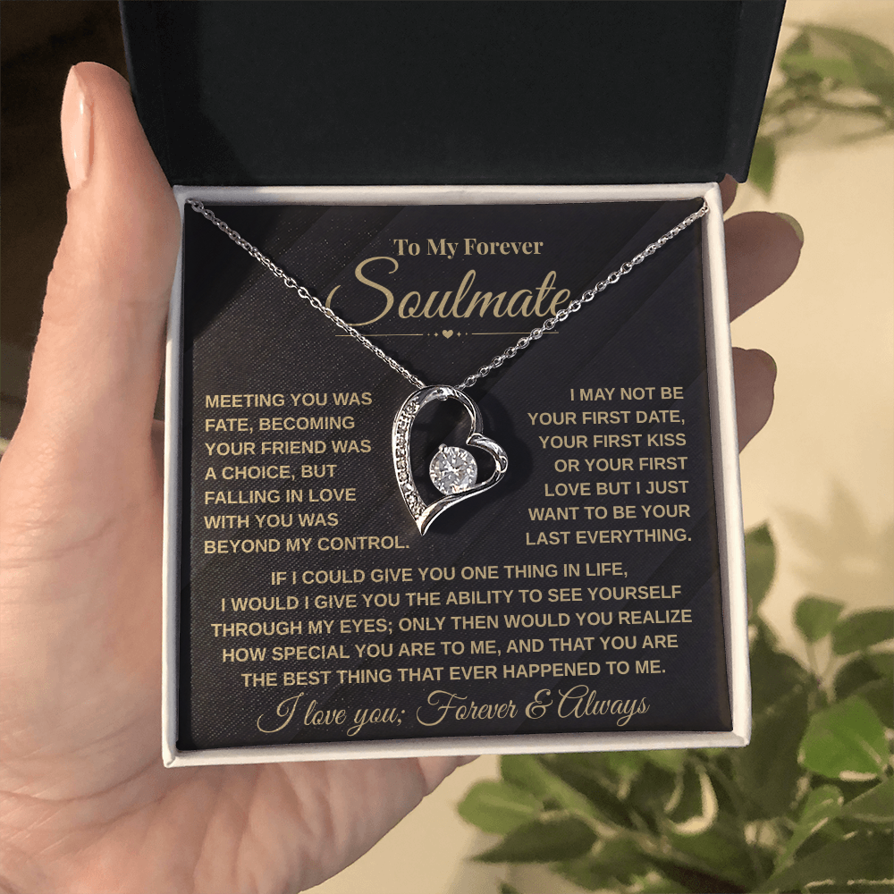 To My Forever Soulmate | Forever Love Necklace