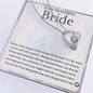To My Bride - Bride Gift From Groom, Wedding Day Gift, Groom to Bride, Jewelry Gift from Groom to Bride, Beautiful Bride Necklace, To My Bride From Groom