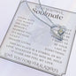 To My Soulmate, Wife necklace, Wife anniversary, Gift for Wife, Gift from husband, Gift for Soulmate, Anniversary necklace
