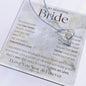To My Bride Necklace, Anniversary Gift, Wife Gift Ideas, Wedding Gift From Husband, Wife Birthday Gift, Romantic Gift Wife, Anniversary Wife
