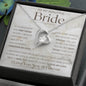 To My Bride Necklace, Anniversary Gift, Wife Gift Ideas, Wedding Gift From Husband, Wife Birthday Gift, Romantic Gift Wife, Anniversary Wife