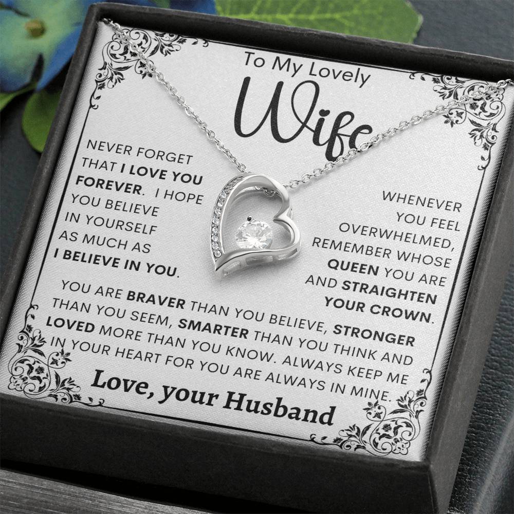 To My Wife - Forever Love Necklace