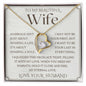 To My Wife Necklace, Anniversary Gift, Wife Gift Ideas, Gift From Husband, Wife Birthday Gift, Romantic Gift Wife, Anniversary Wife