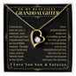 To My granddaughter - Granddaughter Gift - Granddaughter Necklace - Birthday Necklace - Graduation Gift - Gift from Grandma/Grandpa, Granddaughter gift