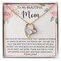 To My Beautiful Mom | Forever Love Necklace