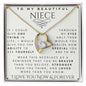 To My Niece, Niece Necklace, Niece Birthday, Niece Christmas Gift, Niece Gift Ideas, Aunt & Uncle Niece Gift
