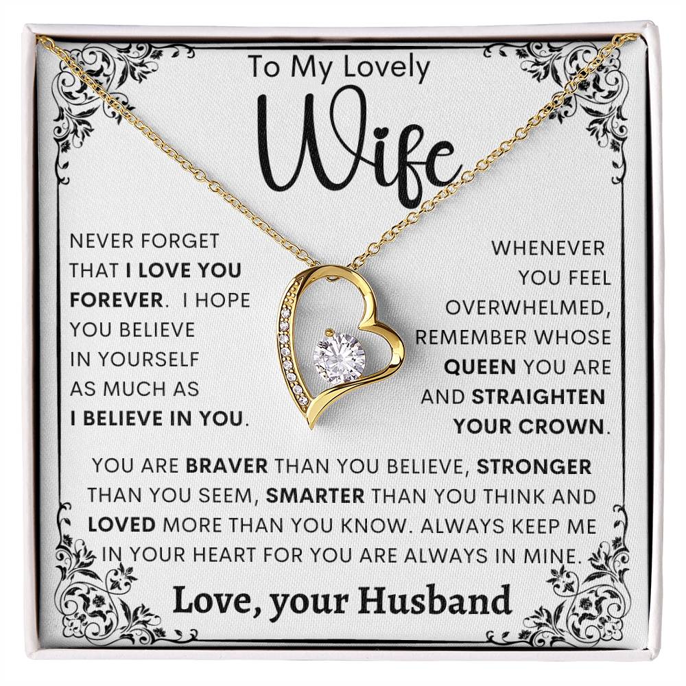To My Wife - Forever Love Necklace
