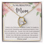 To My Beautiful Mom | Forever Love Necklace