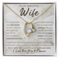 To My Wife Necklace, Anniversary Gift, Wife Gift Ideas, Gift From Husband, Wife Birthday Gift, Romantic Gift Wife, Anniversary Wife