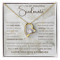 To My Soulmate - To My Wife Necklace, Anniversary Gift, Wife Gift Ideas, Gift From Husband, Wife Birthday Gift, Romantic Gift Wife, Anniversary Wife