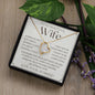 To My Wife Necklace, Anniversary Gift, Wife Gift Ideas, Gift From Husband, Wife Birthday Gift, Romantic Gift Wife, Anniversary Wife