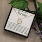 To My Bride - Bride Gift From Groom, Wedding Day Gift, Groom to Bride, Jewelry Gift from Groom to Bride, Beautiful Bride Necklace, To My Bride From Groom