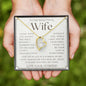 To My Wife Necklace, Anniversary Gift, Wife Gift Ideas, Gift From Husband, Wife Birthday Gift, Romantic Gift Wife, Anniversary Wife