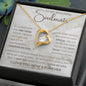 To My Soulmate - To My Wife Necklace, Anniversary Gift, Wife Gift Ideas, Gift From Husband, Wife Birthday Gift, Romantic Gift Wife, Anniversary Wife
