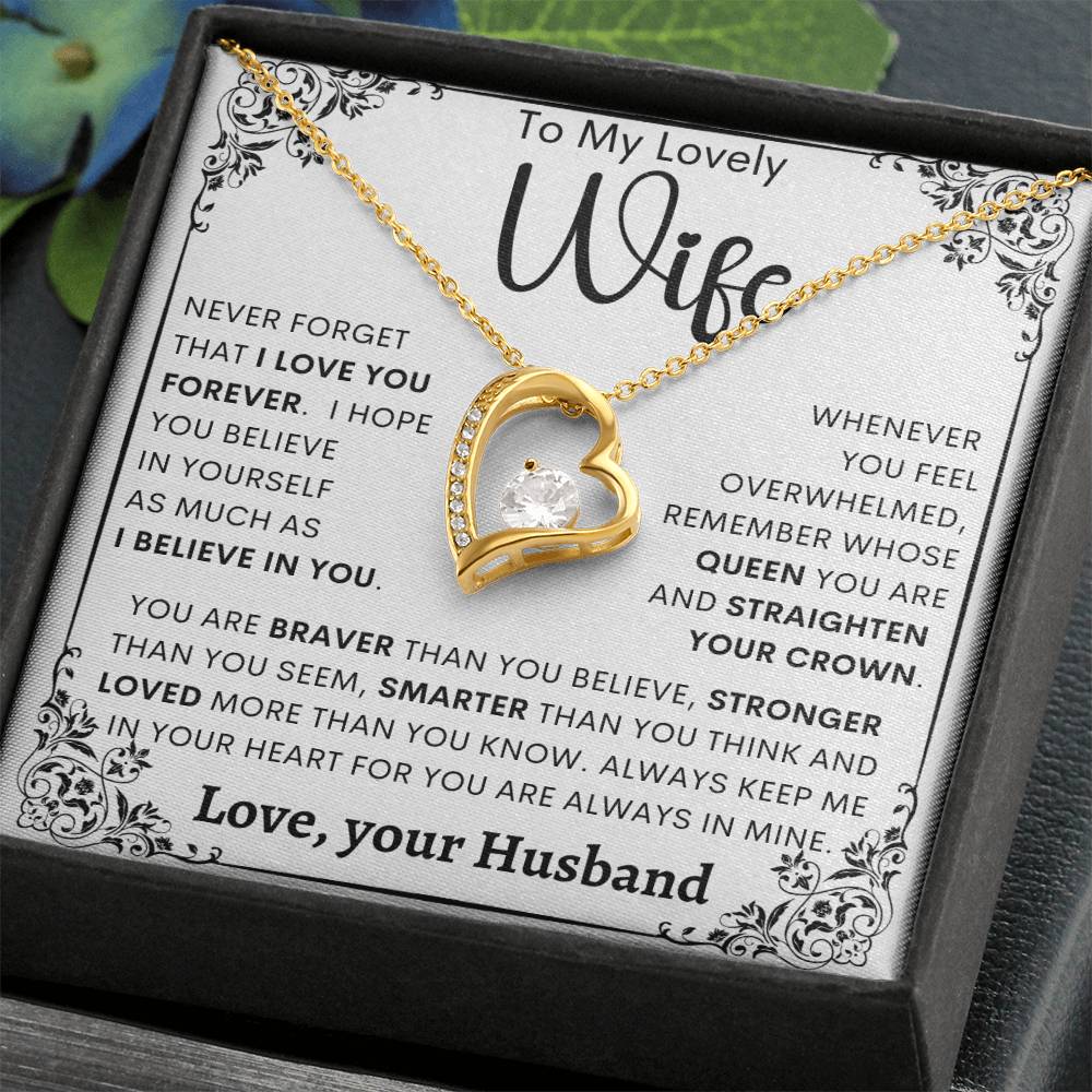 To My Wife - Forever Love Necklace
