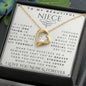 To My Niece, Niece Necklace, Niece Birthday, Niece Christmas Gift, Niece Gift Ideas, Aunt & Uncle Niece Gift