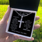 To My Husband | Stainless Steel Cross Necklace