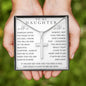 To My Daughter, Daughter Necklace, Daughter Birthday, Daughter Christmas Gift, Daughter Gift Ideas, Father Mother Daughter Gift