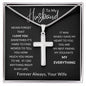 To My Husband | Stainless Steel Cross Necklace