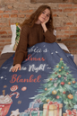 Christmas Movie Night Blanket - 50x60 Fleece Blanket