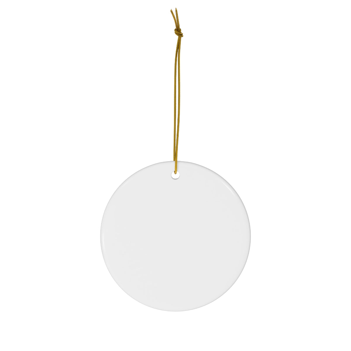 Personalizes Ceramic Ornament