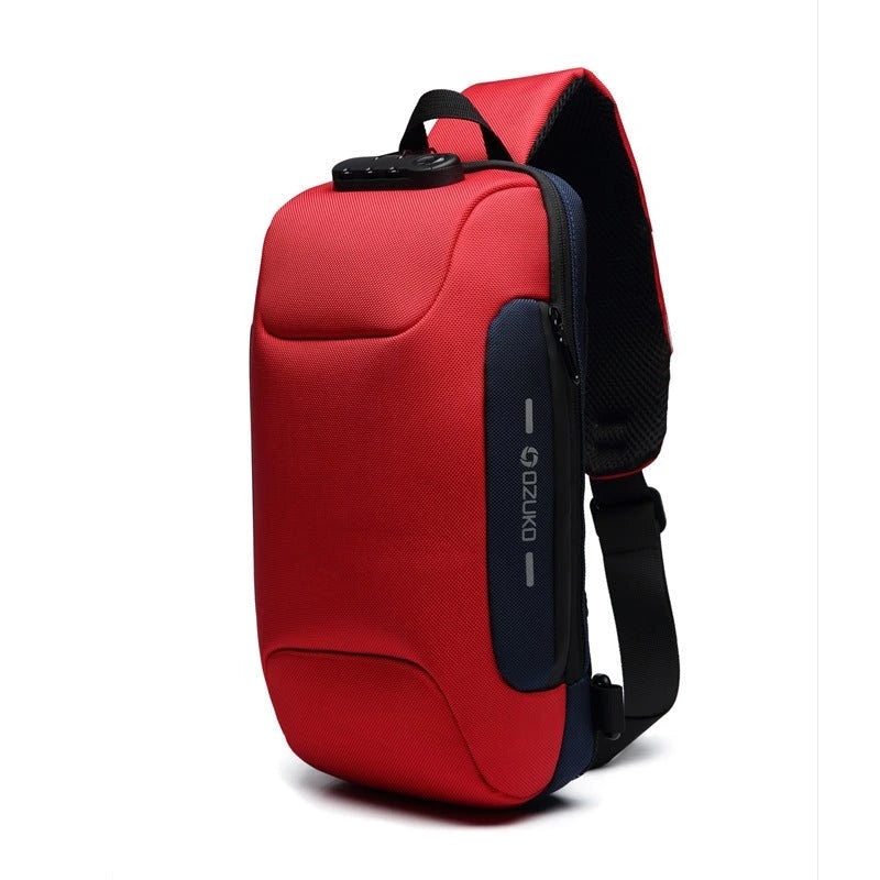Nomova™ TrekSafe – Anti-Theft Charging Crossbody Bag