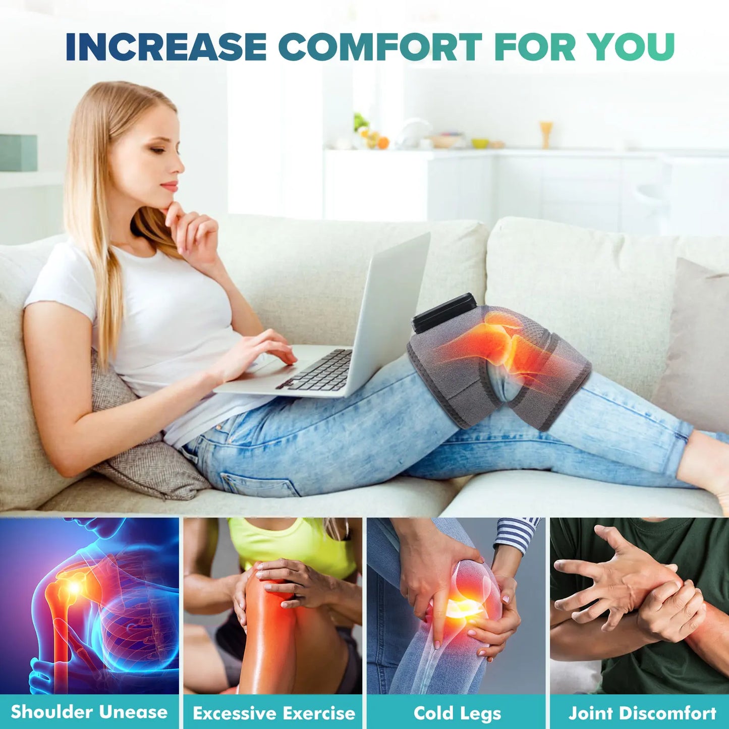 ThermaFlex Relief Heated Massager + FREE EBOOK