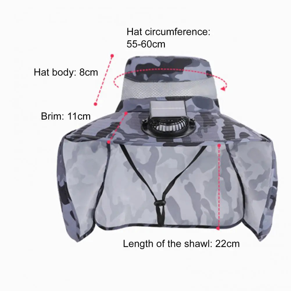 Solar Breeze Adventure Fan Hat