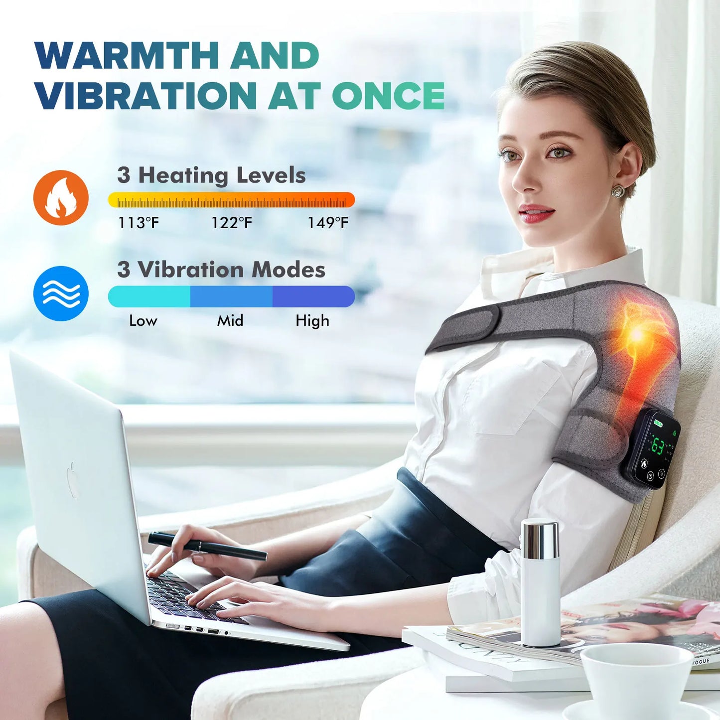 ThermaFlex Relief Heated Massager + FREE EBOOK