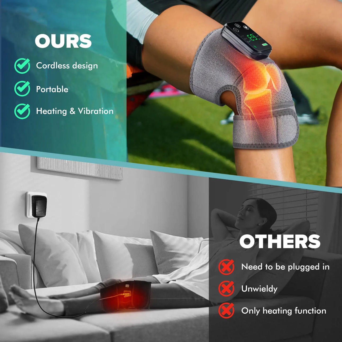 ThermaFlex Relief Heated Massager + FREE EBOOK