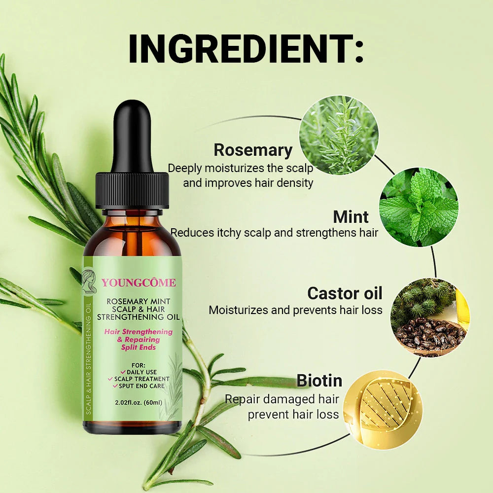 Rosemary Mint Miracle Hair Oil