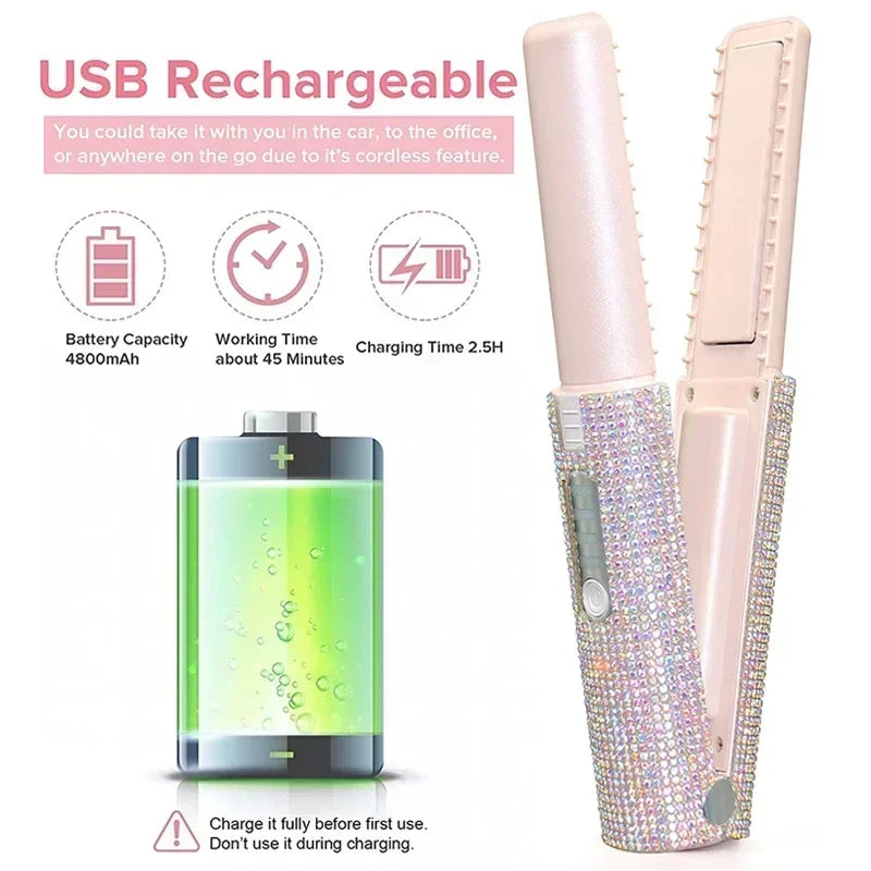 ShimmerGlam Portable Hair Styler