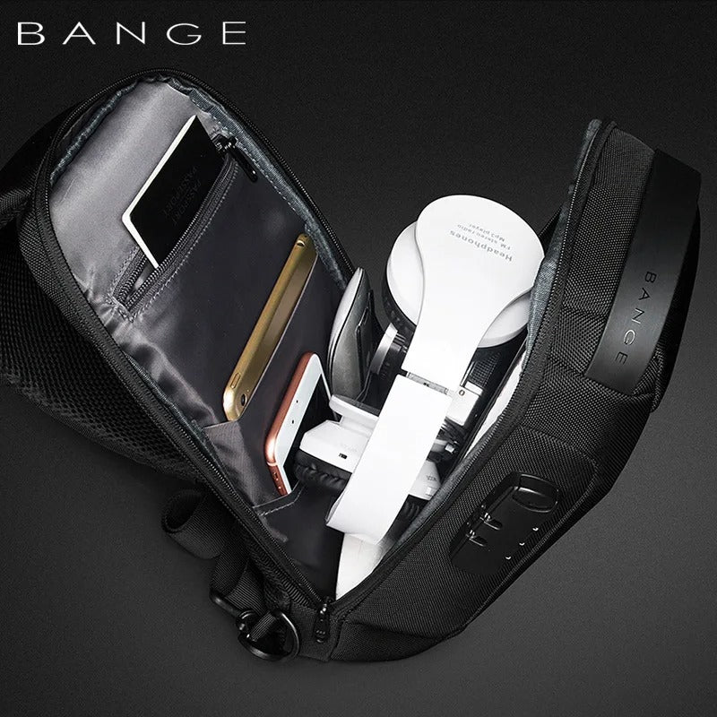 Nomova™ TrekSafe – Anti-Theft Charging Crossbody Bag