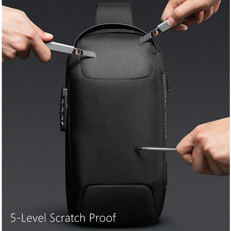 Nomova™ TrekSafe – Anti-Theft Charging Crossbody Bag
