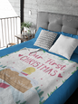 Our First Christmas North Pole Cozy Plush Fleece Blanket - 50x60